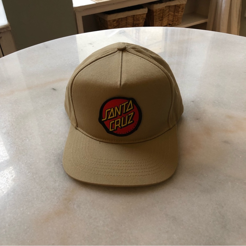 Santa Cruz Red Center Patch Hat